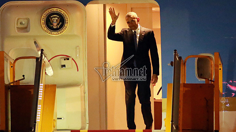 Tổng thống Obama đến Hà Nội