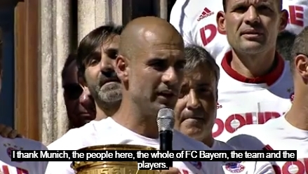 Pep nghẹn ngào nói lời chia tay Bayern