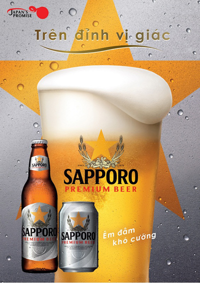 Sapporo Premium Beer: trải nghiệm trên ‘đỉnh vị giác’