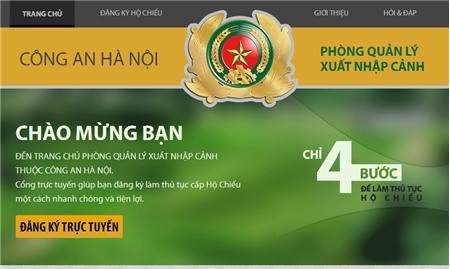 Hướng dẫn làm hộ chiếu qua mạng tại Hà Nội và TP.HCM