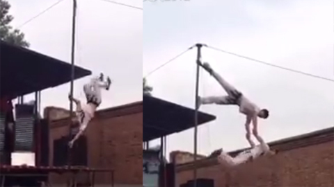 Xem màn múa cột 'kinh dị' nhất thế giới