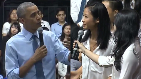 Tổng thống Obama trả lời câu hỏi của Suboi