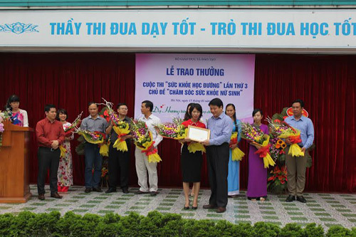 Trao giải cuộc thi Sức khỏe học đường lần 3