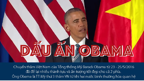 Dấu ấn Obama tại Việt Nam