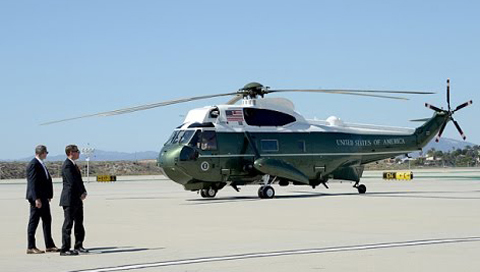 Vì sao Obama không dùng 2 trực thăng hộ tống ở VN?