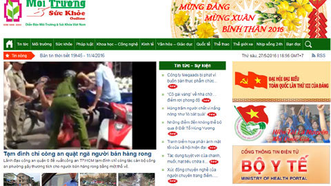 Đình bản tạp chí Môi trường và Sức khỏe 3 tháng