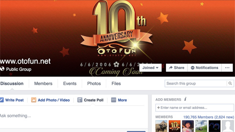 Diễn đàn Otofun.net trên Facebook lại 'biến mất'