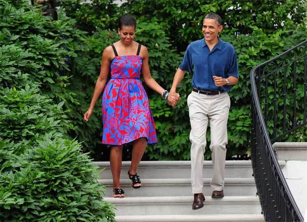 Những bộ váy xua tan nóng bức của vợ Obama