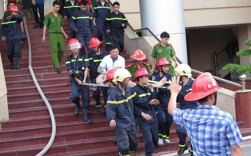 Cháy tại trụ sở Đài PTTH Hải Phòng