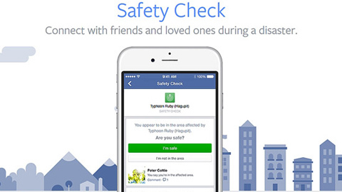 Facebook trao chế độ Safety Check cho người dùng