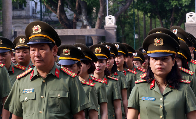 trang phục công an, trang phục CAND mới