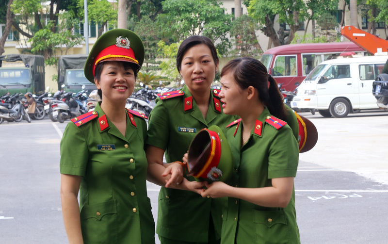 trang phục công an, trang phục CAND mới