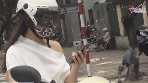 Quý cô Hà thành lái xe kiểu cảm tử