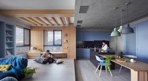 Căn hộ với thiết kế phù hợp với thói quen sinh hoạt của gia đình Việt có trẻ con