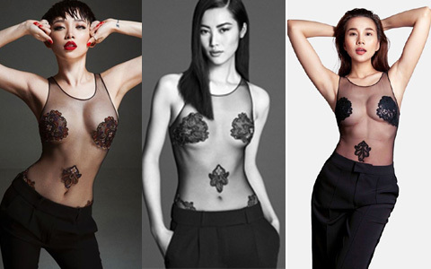 3 mỹ nhân mượn áo mỏng khoe thân hình sexy