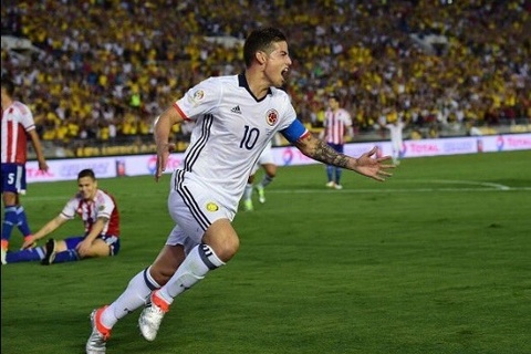 James Rodriguez chói sáng, Colombia sớm vào tứ kết