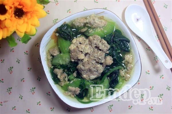Canh cua nấu mướp mồng tơi mát ngọt ngày hè
