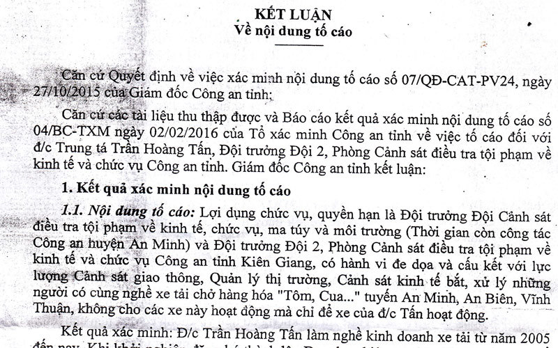 Kỷ luật trung tá công an vì nợ, quan hệ bất chính