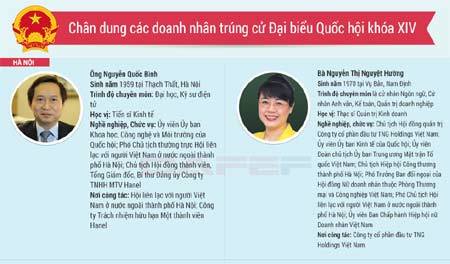 Chân dung 17 doanh nhân trúng cử ĐBQH