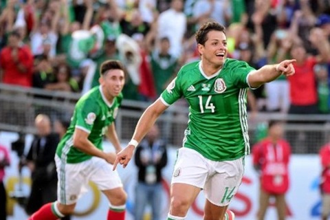 Chicharito tỏa sáng, Mexico đá bay Uruguay khỏi Copa America