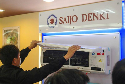 Điều hoà Saijo Denki chịu nhiệt kỉ lục tới 50 độ C