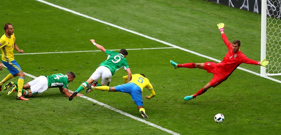 Video bàn thắng Thụy Điển 1-1 Ireland