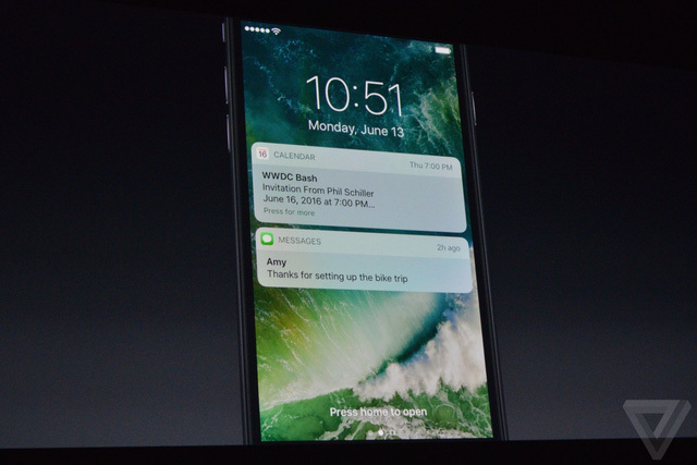 iOS 10 chính thức công bố: Nâng cấp 3D Touch, Siri thông minh hơn hẳn