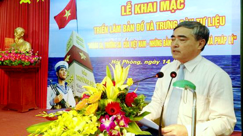 Triển lãm bản đồ chủ quyền đến với Hải Phòng
