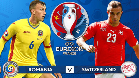 Link Sopcast trực tiếp Romania vs Thụy Sỹ (23h ngày 15/6)