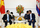 Chủ tịch nước và Thủ tướng Campuchia nhất trí nhiều vấn đề quan trọng