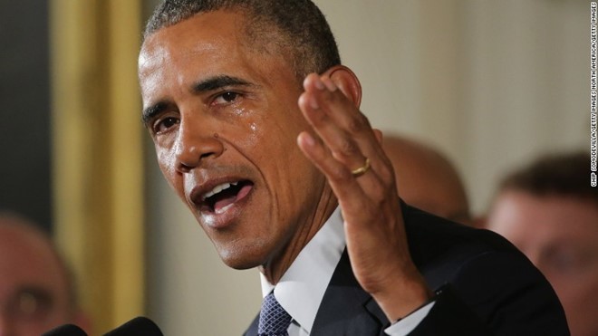 Obama rớt nước mắt nói về Ngày của Cha