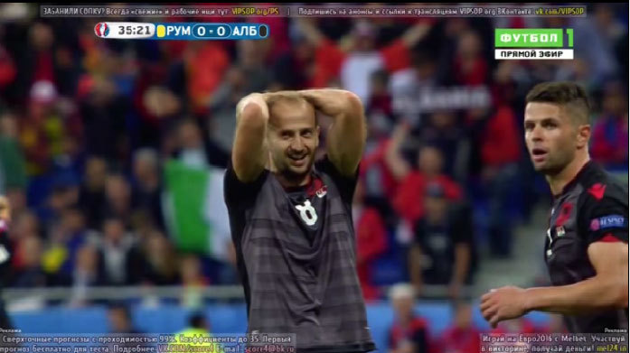 Albania dứt điểm vọt xà