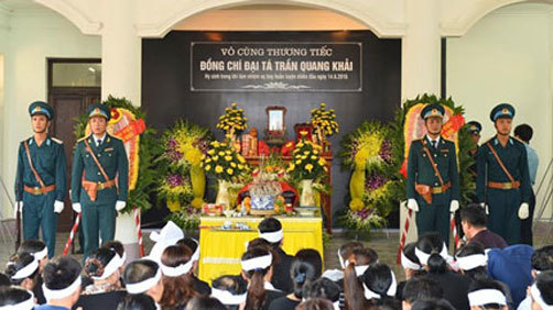 Lễ truy điệu Đại tá Trần Quang Khải