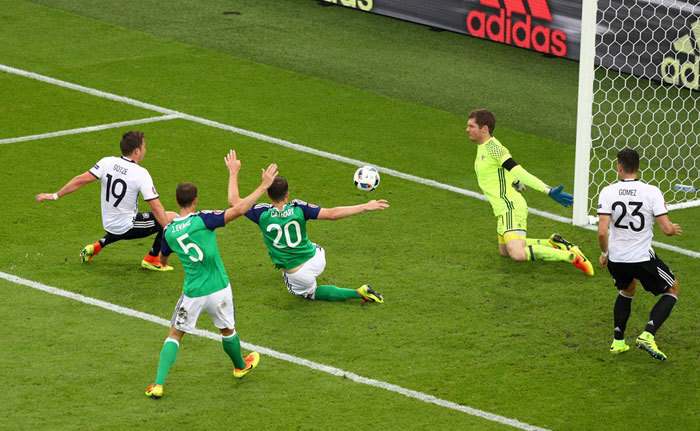 Video bàn thắng Bắc Ai Len 0-1 Đức