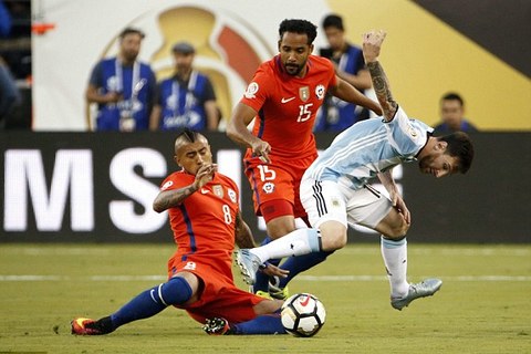 Video tổng hợp trận Argentina 0-0 Chile (pen 2-4)