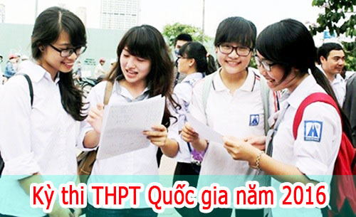 Kỳ thi THPT quốc gia 2016