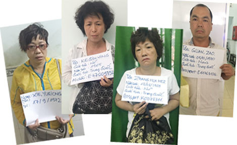 4 người Trung Quốc giả thầy cúng chữa bệnh lừa đảo