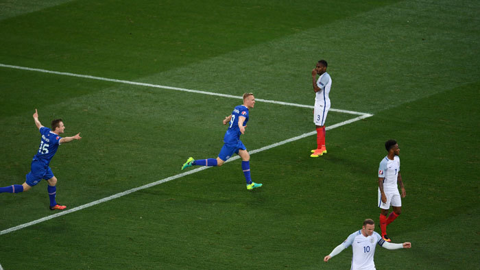 Video bàn thắng Iceland 2-1 Anh