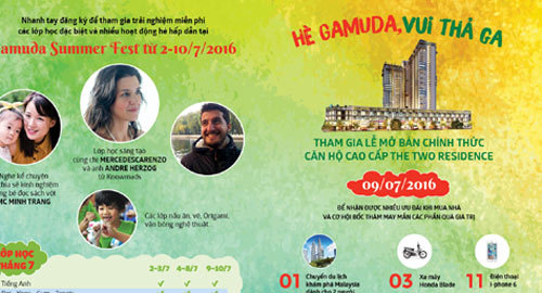 Trại hè vui chưa từng có ở Gamuda Gardens