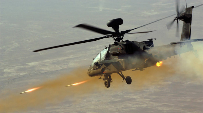 Xem trực thăng Thủy quân lục chiến Mỹ bắn phá