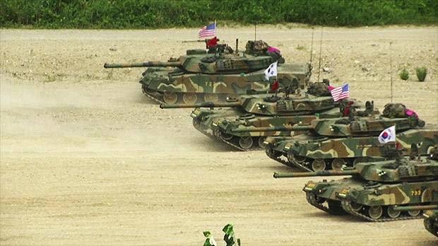 Mỹ Hàn tập trận chung