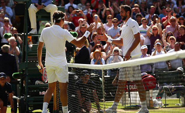 Những pha đôi công tuyệt đỉnh của Federer và Cilic