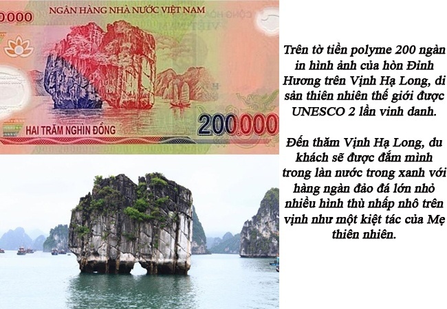 Du hí Việt Nam qua những địa danh in trên tờ tiền