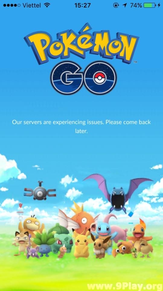 Lỗi không chơi được Pokemon Go và cách khắc phục