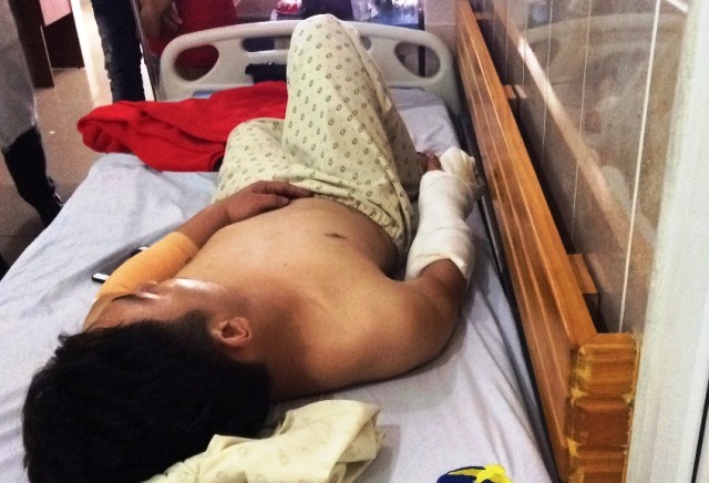 Chủ quán cà phê bị giang hồ đâm chém dã man