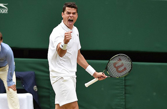 Video Raonic xuất sắc đá bay Federer