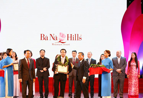 Bà Nà Hills nhận giải Khu du lịch hàng đầu Việt Nam