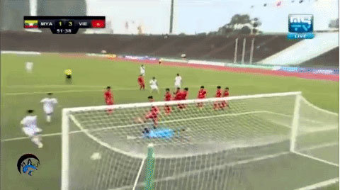 Video bàn thắng U16 VN 5-1 U16 Myanmar