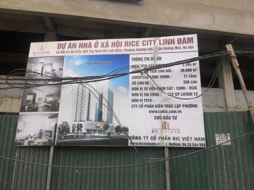 Công an vào cuộc việc mua bán nhà ở xã hội Rice City