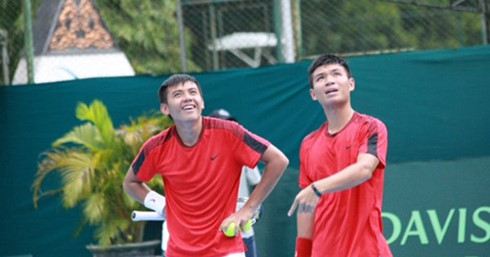 Thua trắng Thái Lan, quần vợt Việt Nam ở lại nhóm II Davis Cup